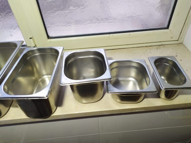 CONTENITORI VASCHETTE ACCIAIO INOX 3