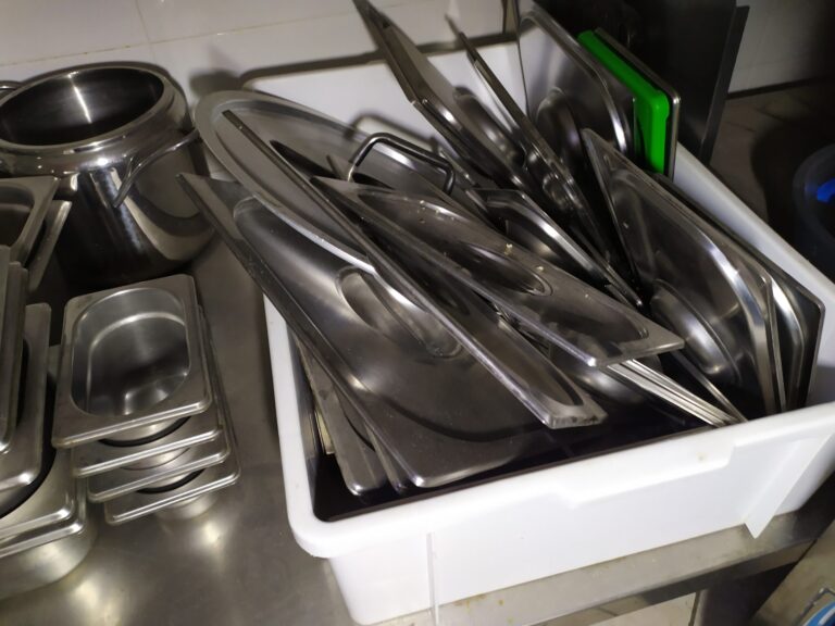 CONTENITORI VASCHETTE ACCIAIO INOX 5