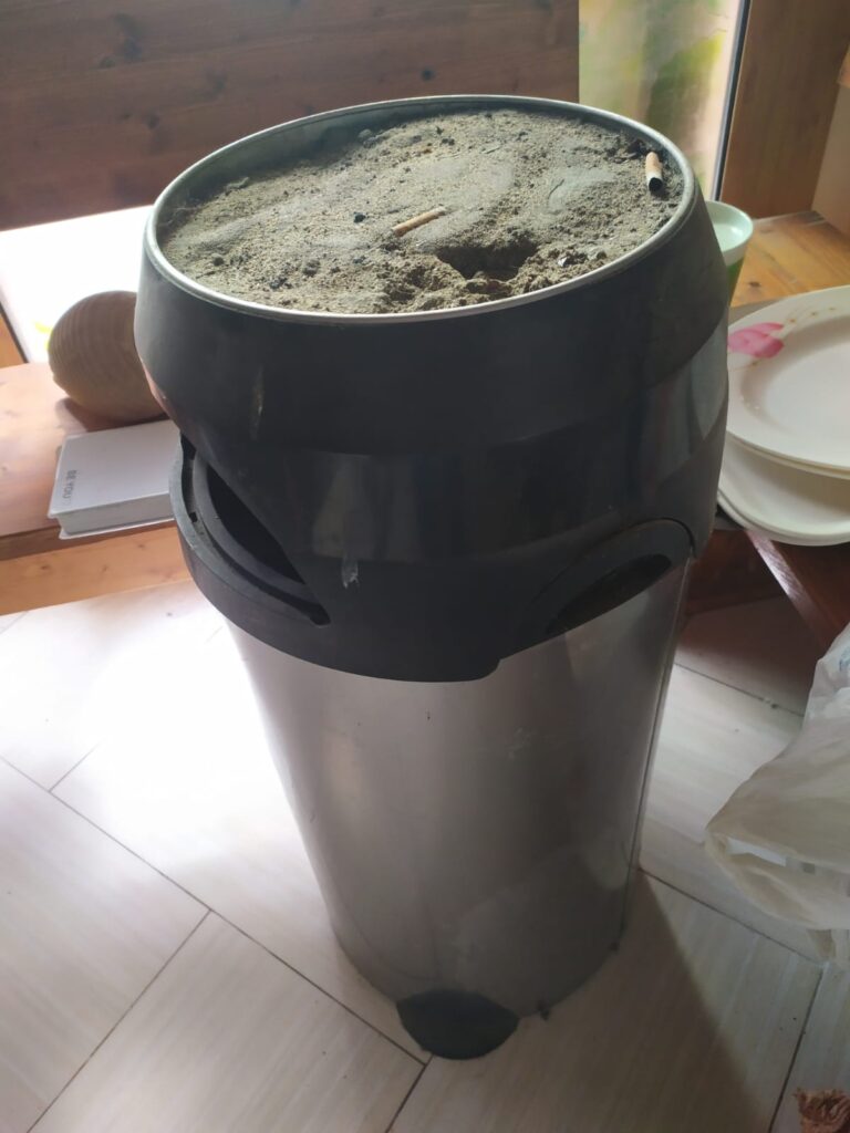 POSACENERE GETTACARTE ECO INOX