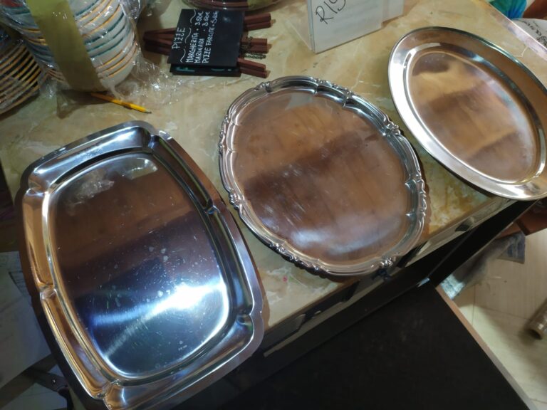 VASSOIO ACCIAIO INOX 2