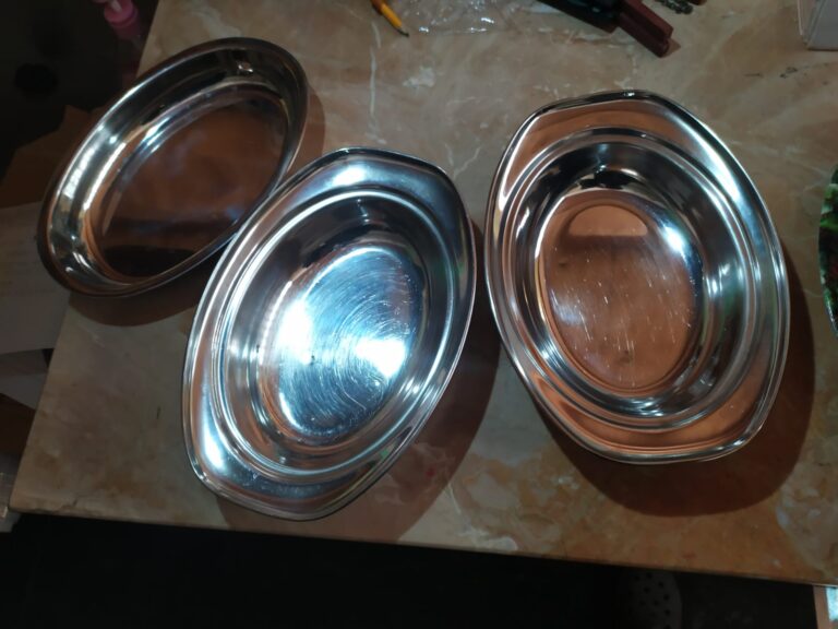 VASSOIO ACCIAIO INOX 3